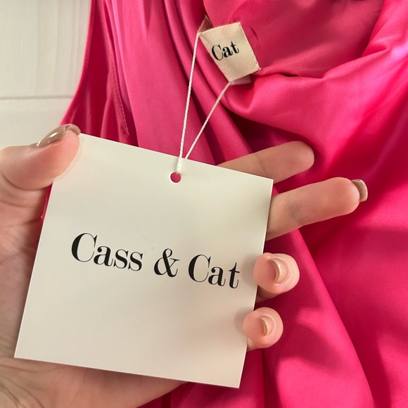 ONE SHOULDER MINI DRESS NWT - Picture 6 of 6